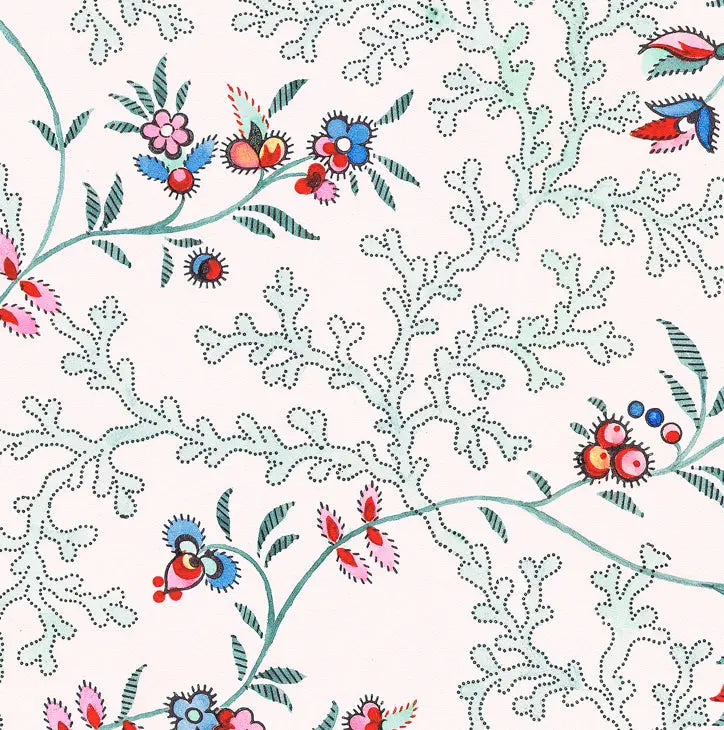 Coral & Fauna - in Rainbow - Wallpaper Print~Sisters