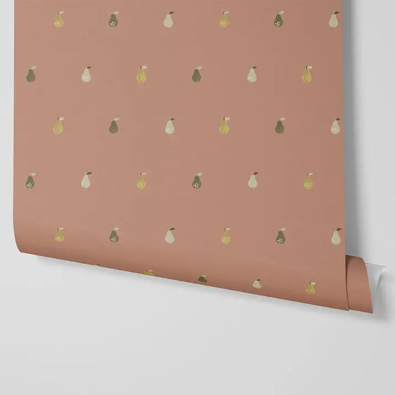 Cork Pears Wallpaper Piglet