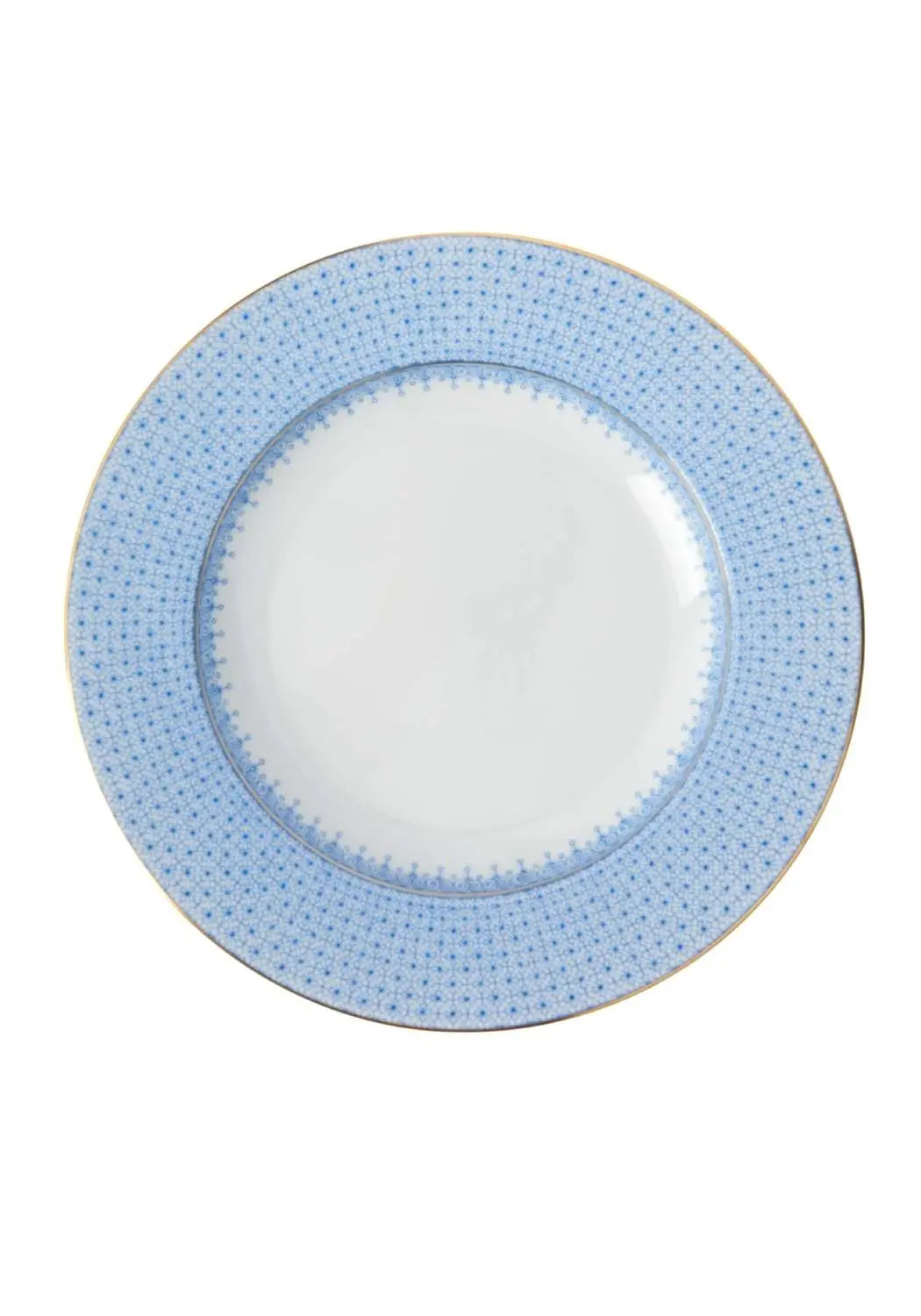 Cornflower Blue Lace Dinner Plates - Set of 4 Casa by Josephine Jenno