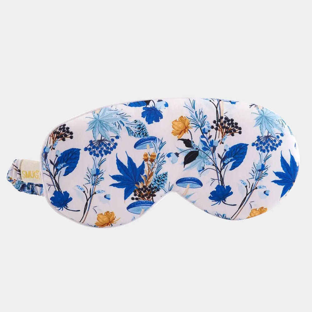 Cornflower Cloud Padded Satin Sleep Mask SMUG