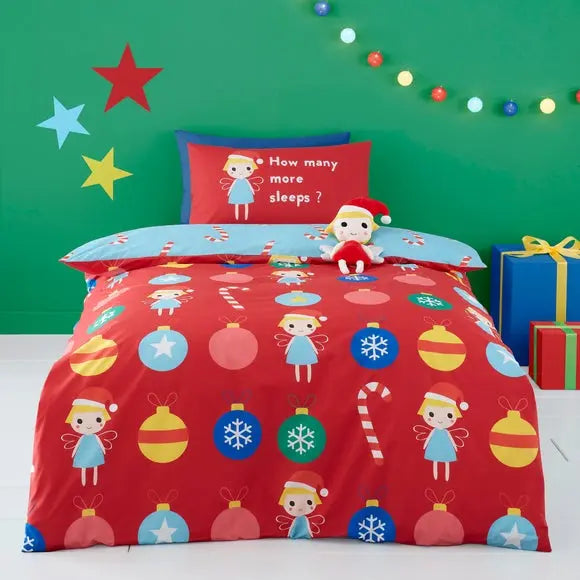 Cosatto Christmas Fairy Duvet Cover & Pillowcase Set Dunelm
