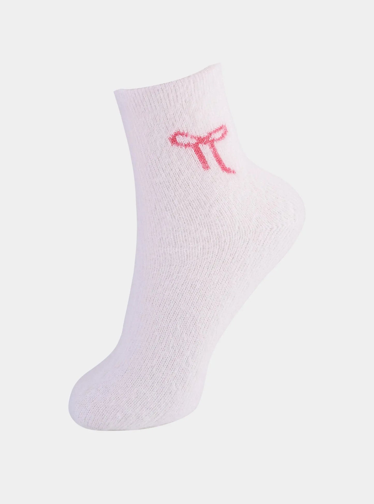 Cosy Cuddle Socks, Pink Bows SMUG