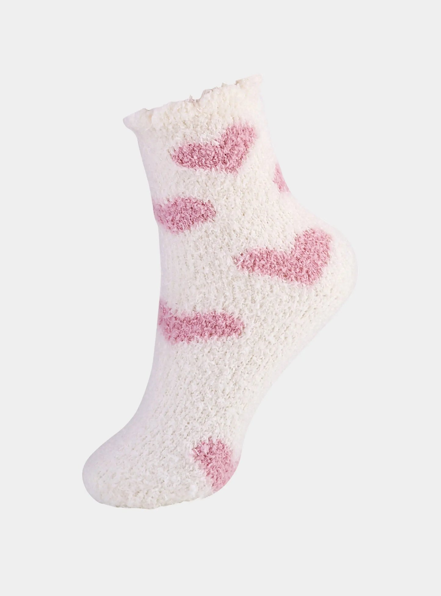 Cosy Cuddle Socks, Pink Hearts SMUG