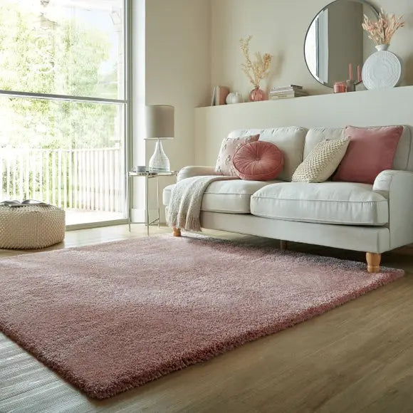 Cosy Soft Shaggy Square Rug Dunelm