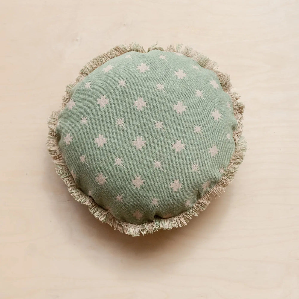 Cotton Cushion Cover in Sage Celestial TartanBlanketCo