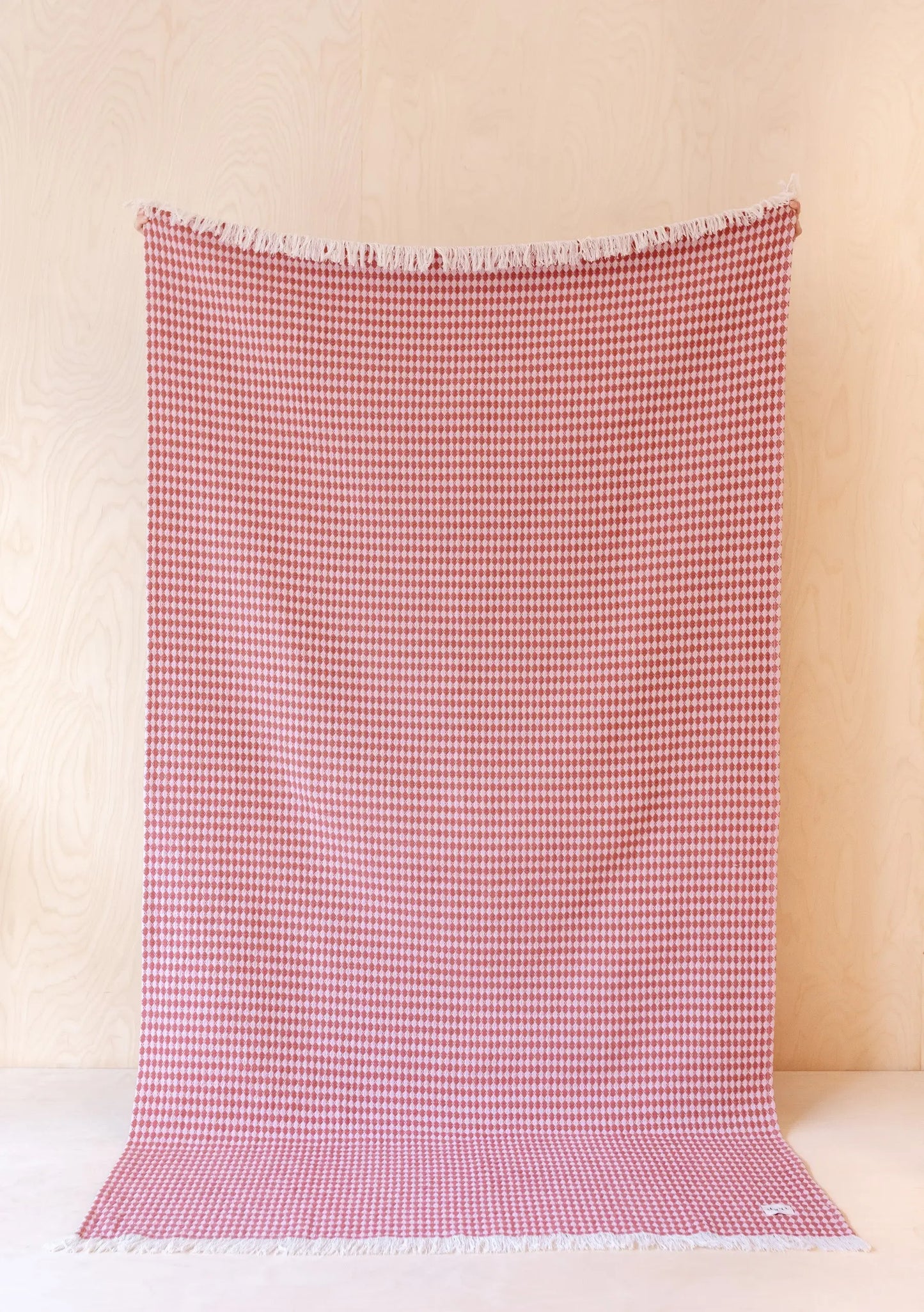 Cotton Throw in Pink Argyle TartanBlanketCo