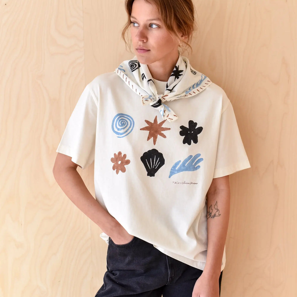 Cotton Tie Top in Blue Wave TartanBlanketCo