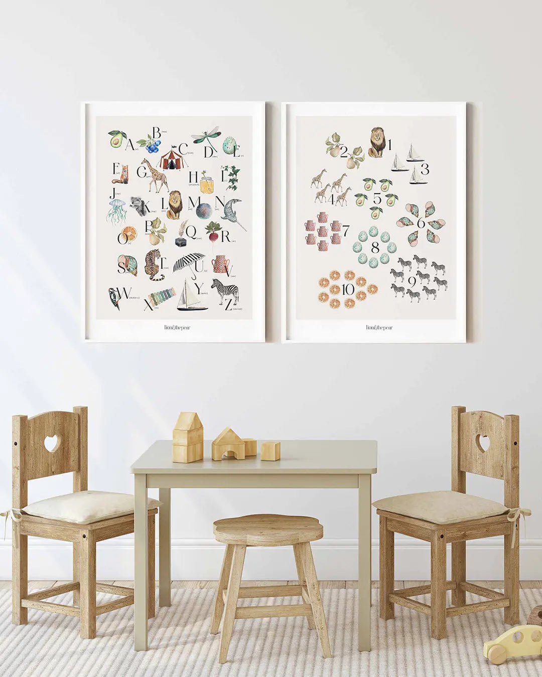 Count With Me - Numbers Art Print Lion & The Pear