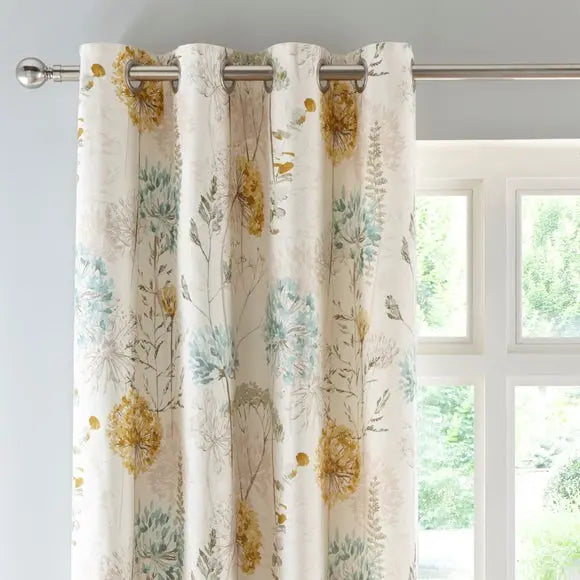Country Meadow Eyelet Curtains Dunelm