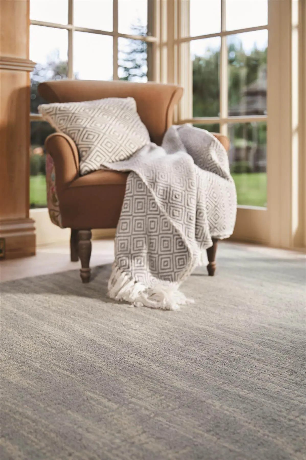 Country Sea Mist Solid Wool Rug The Rugs