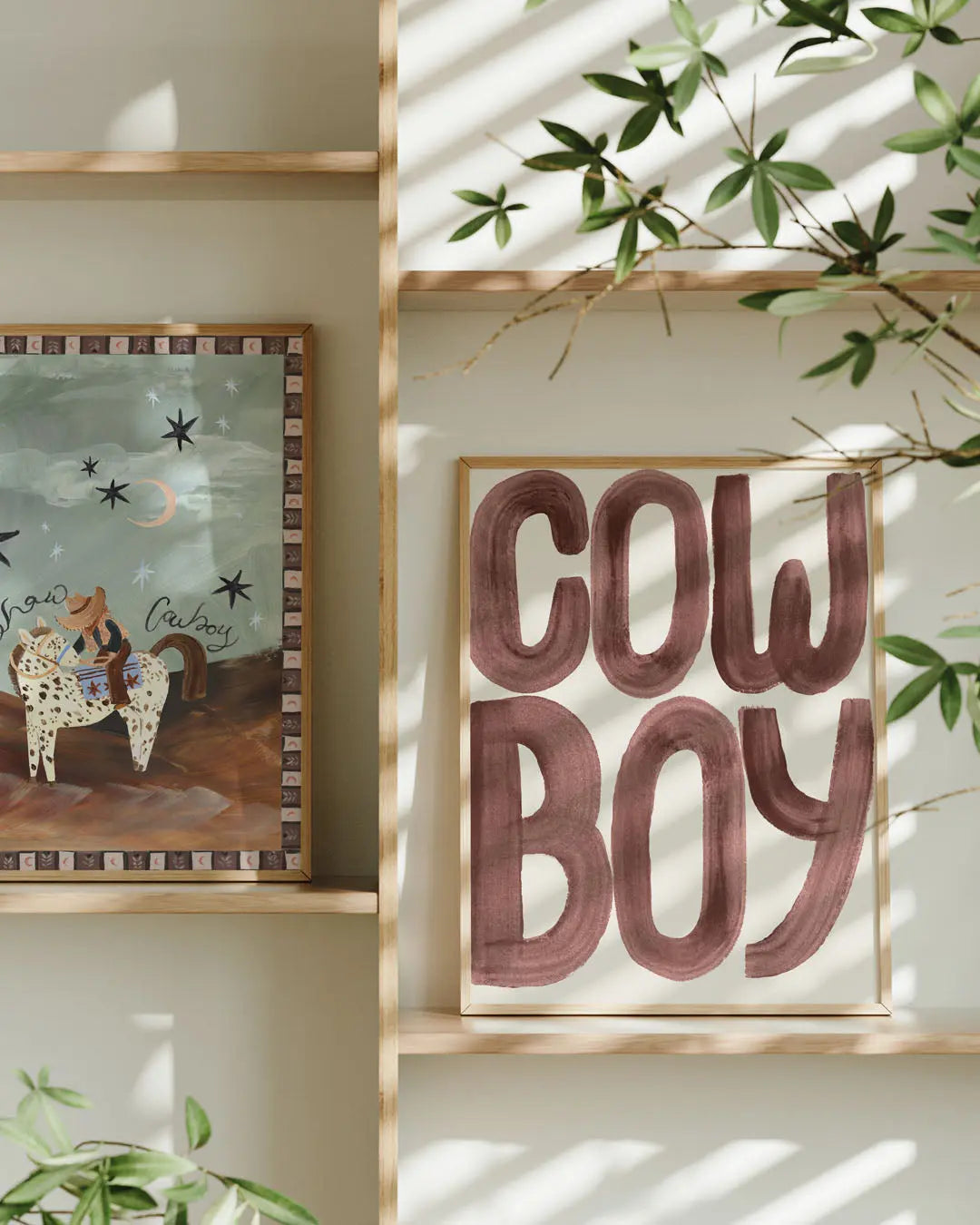 Cowboy - Cowboy Word Print Lion & The Pear