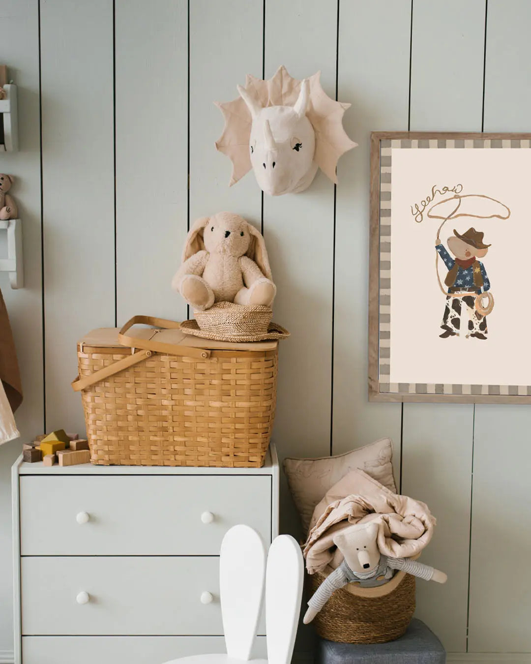 Cowboy Mouse- Mouse Print Lion & The Pear