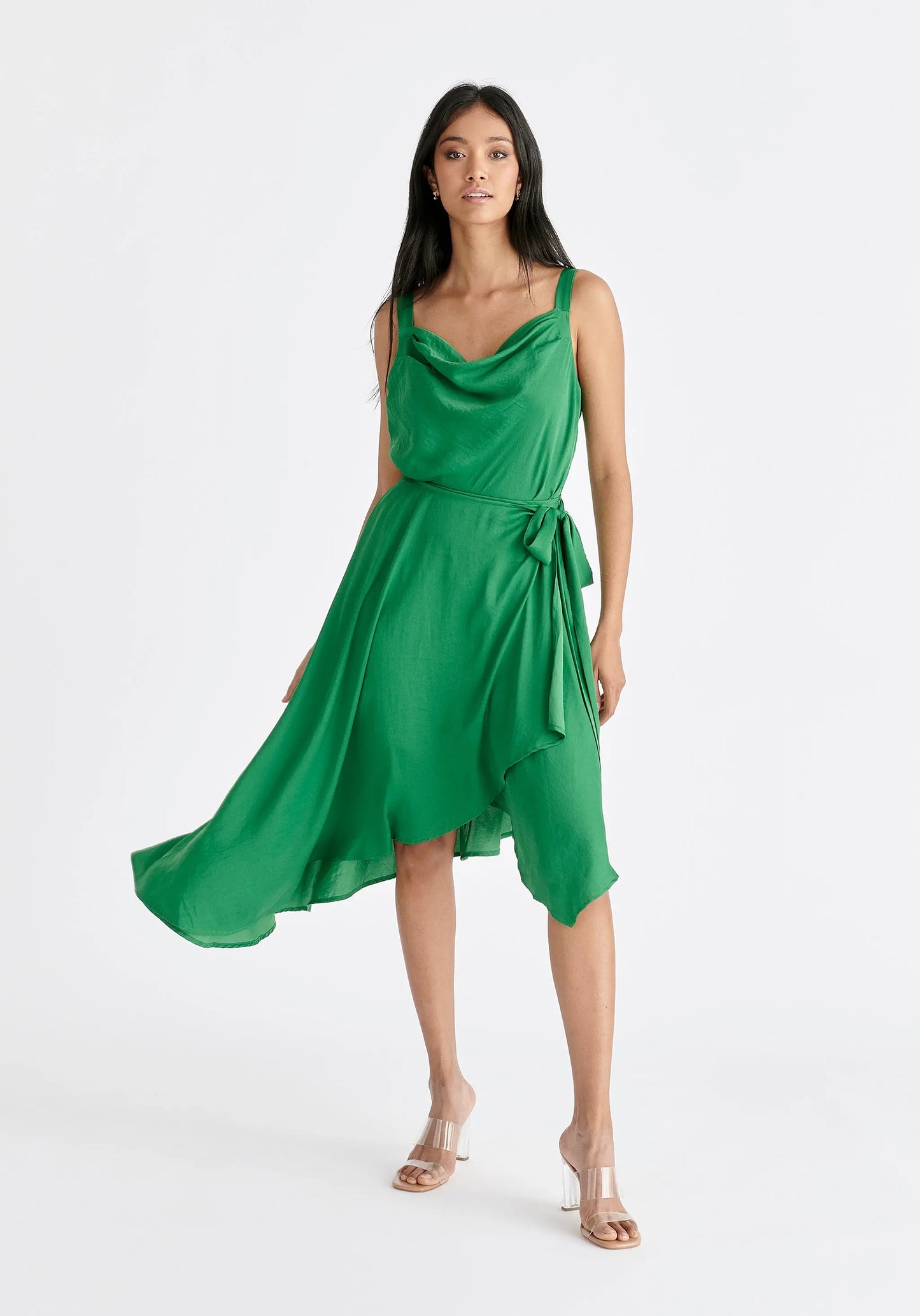 Cowl Neck Dress Paisie