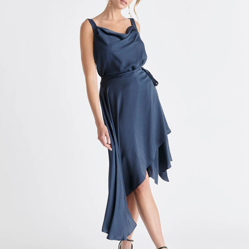 Cowl Neck Dress Paisie