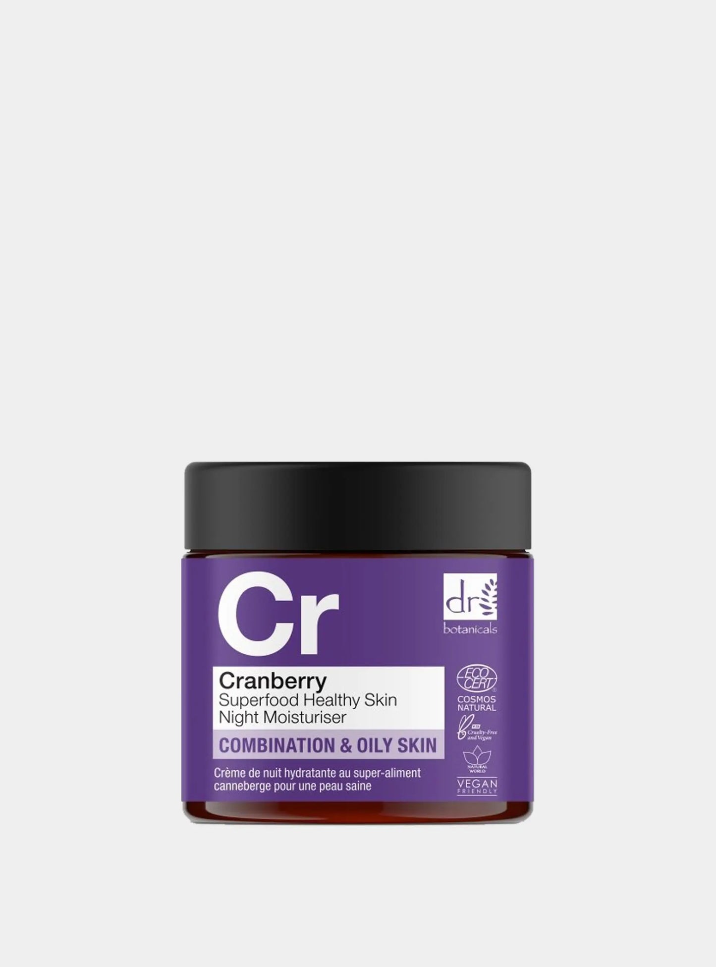 Cranberry Superfood Healthy Skin Night Moisturiser 60ml Dr Botanicals