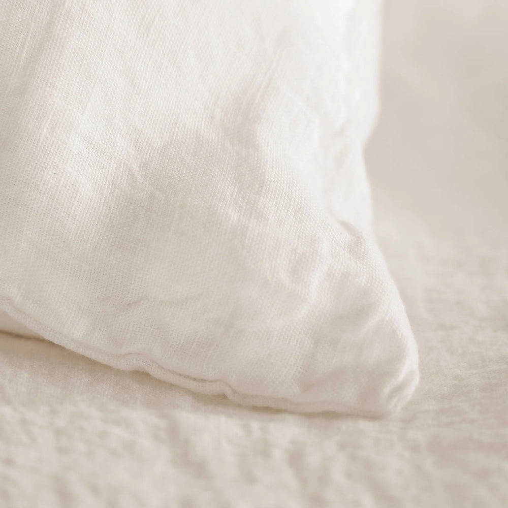 Cream 100% Linen Duvet Cover The Secret Linen Store