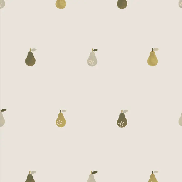 Cream Pears Wallpaper Piglet