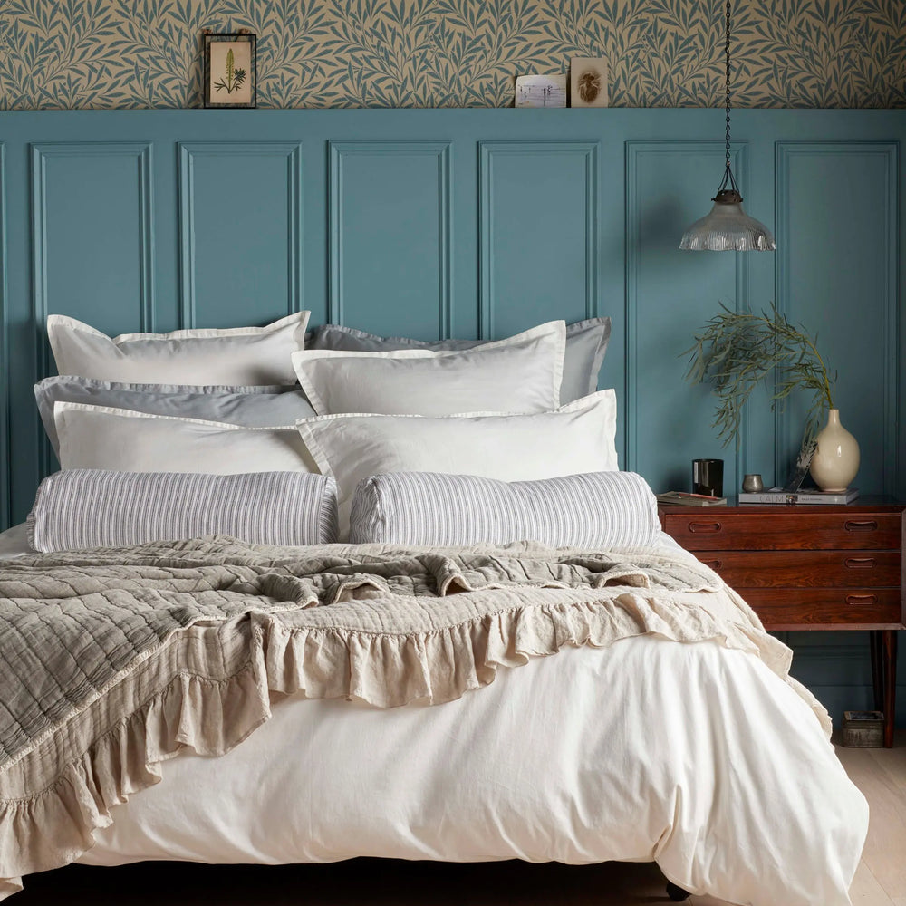 Cream Super Soft 100% Cotton Fitted Sheet The Secret Linen Store