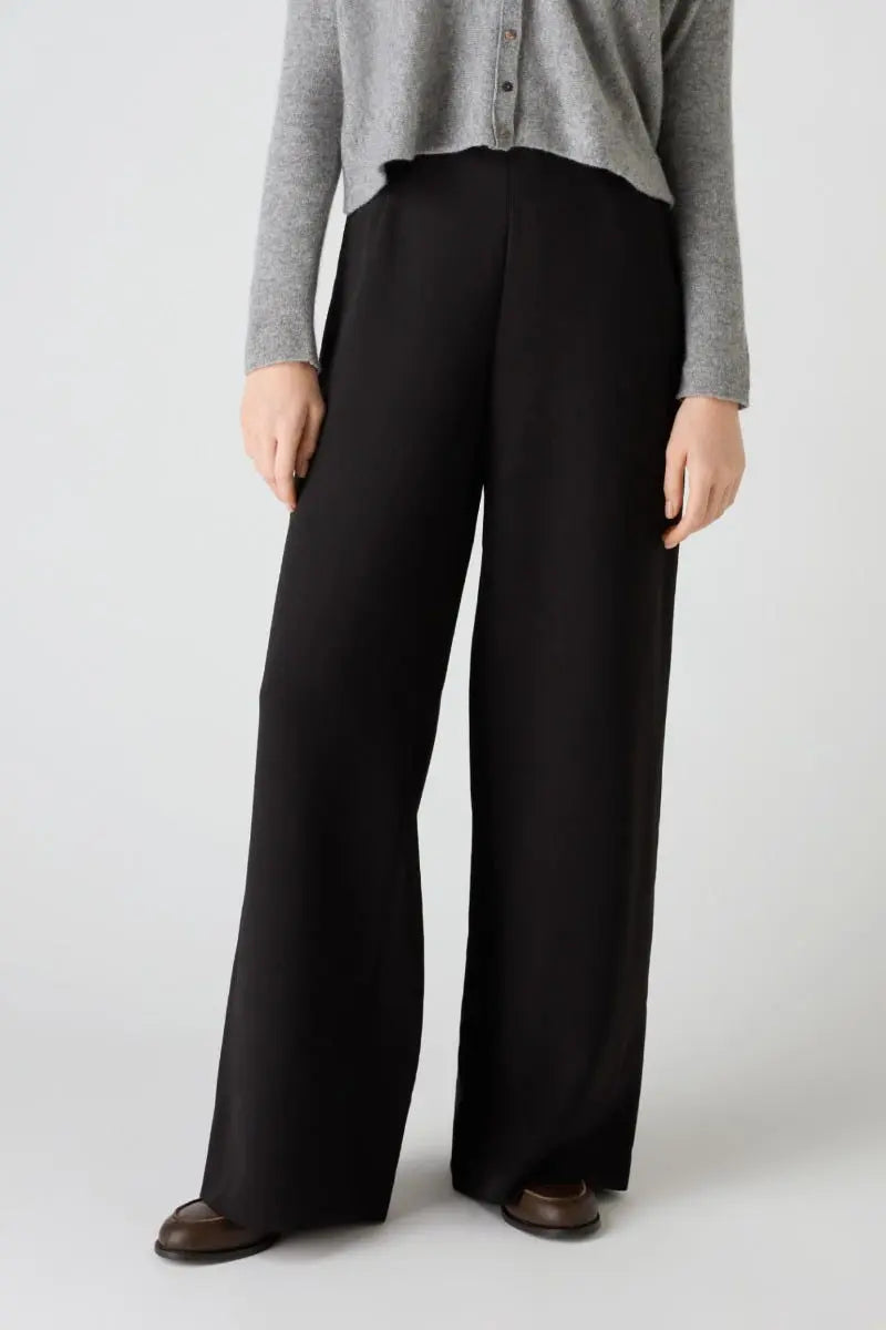 Crepe Wool Palazzo Trouser Bamford