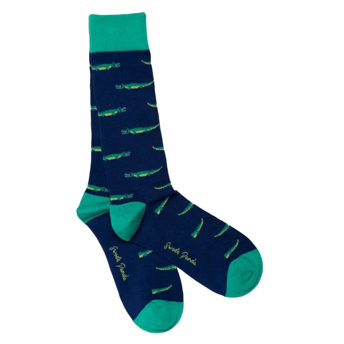 Crocodile Bamboo Socks Swole Panda