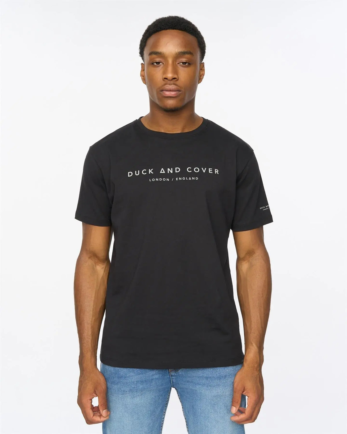 Crytons Heavy T-Shirt Black Duck and Cover