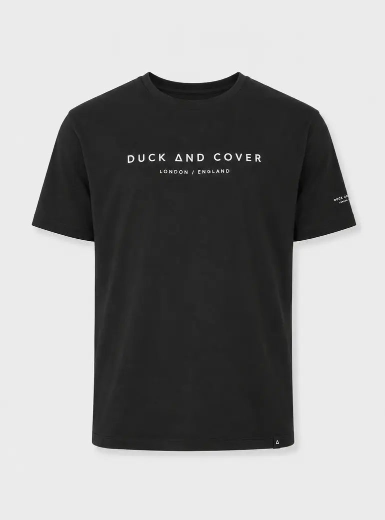 Crytons Heavy T-Shirt Black Duck and Cover