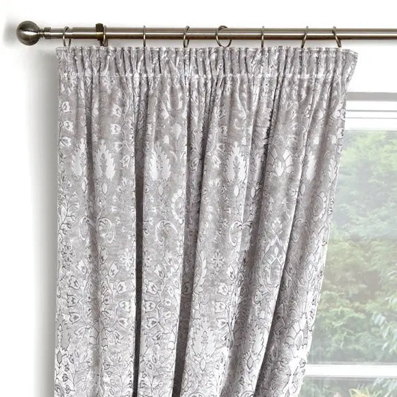 Curtina Trinity Jacquard Pencil Pleat Curtains Dunelm