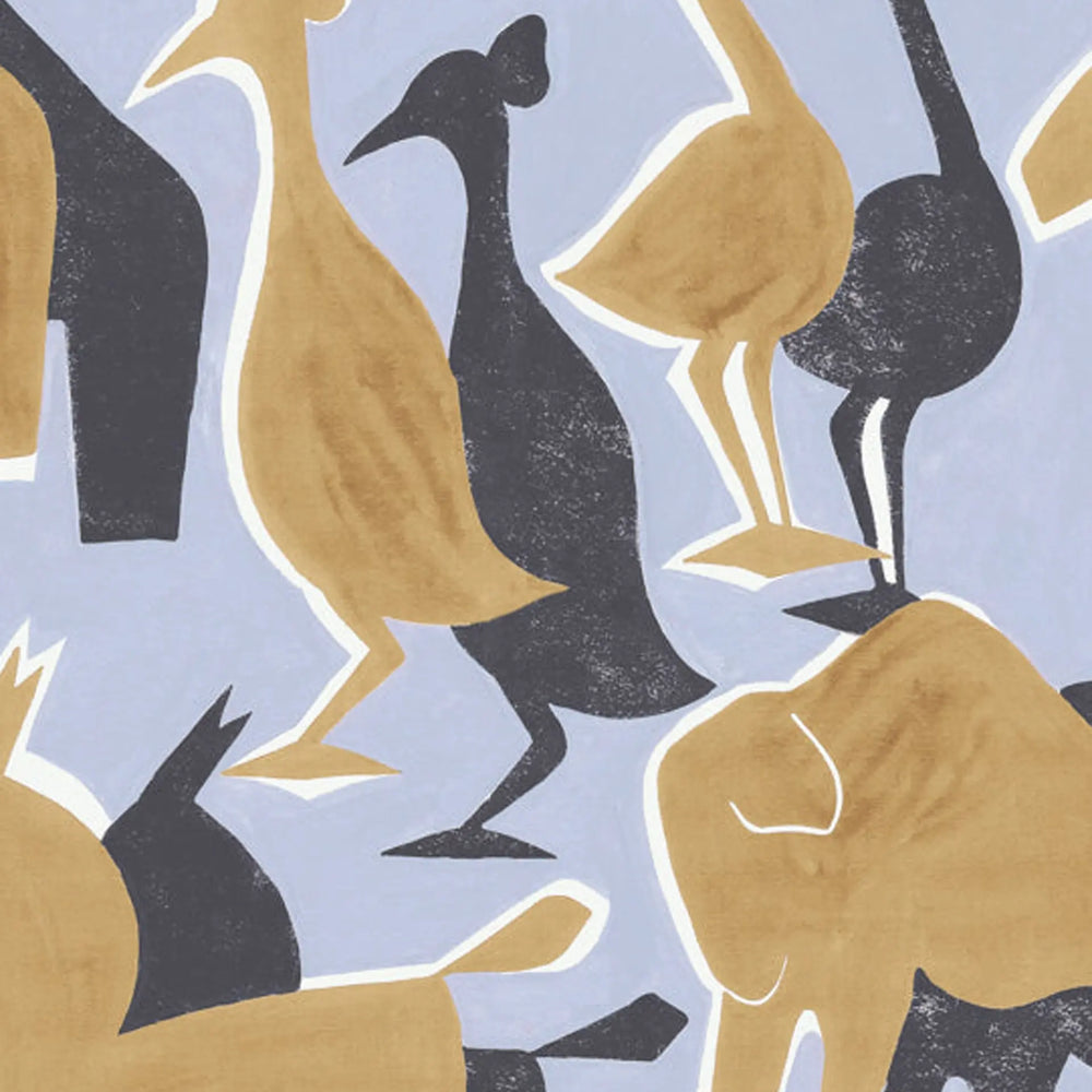 Cutout Safari - Earth - Wallpaper Print~Sisters