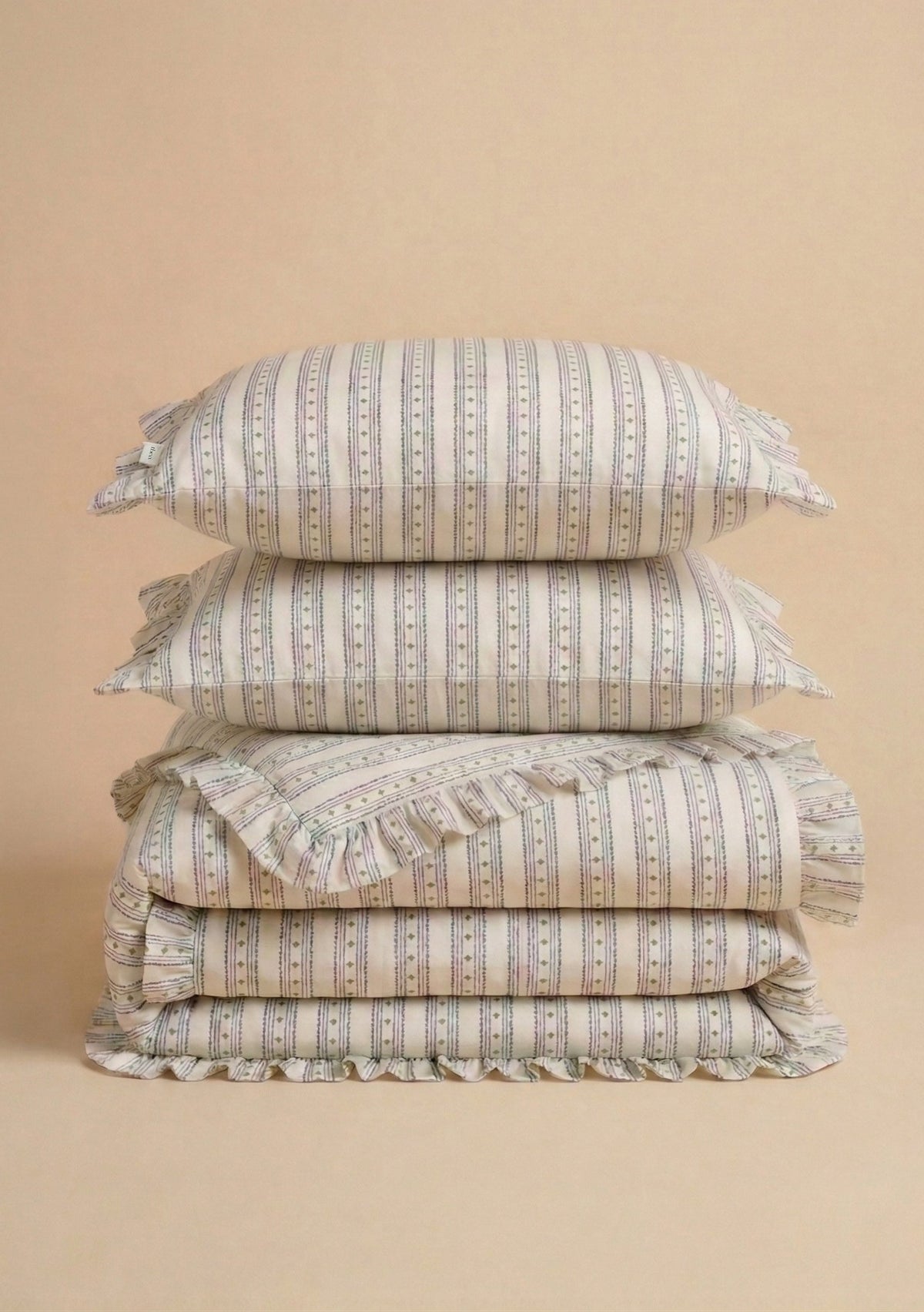 100% Cotton Bedding in Navy Ditsy Floral - TBCo