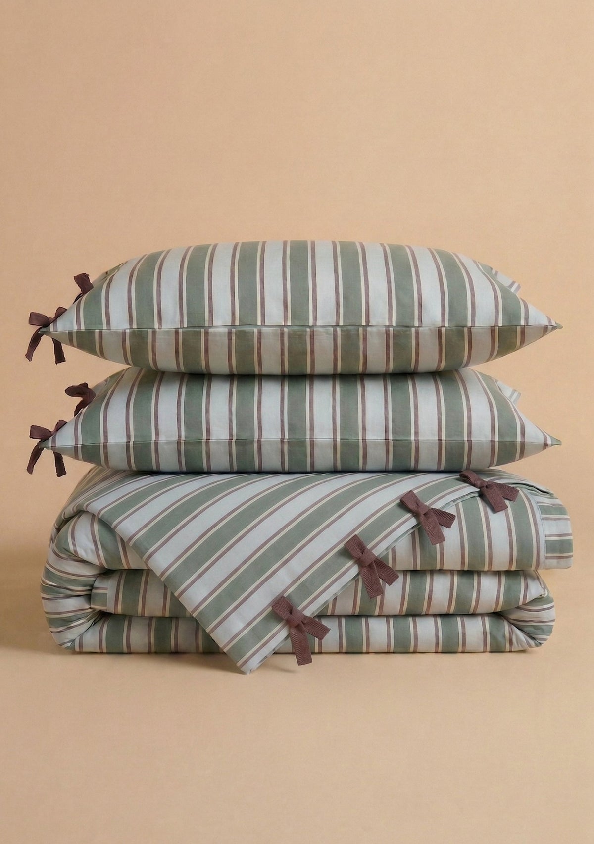100% Cotton Bedding in Blue Stripe - TBCo