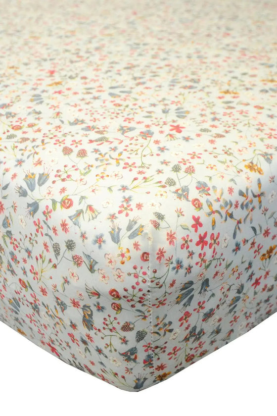 DONNA LEIGH DUCK EGG Liberty Fitted Sheet Coco & Wolf