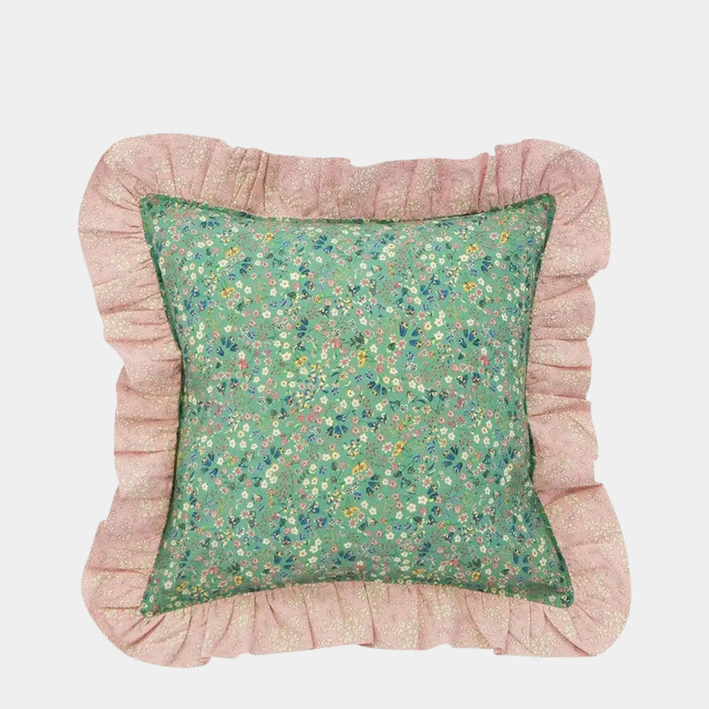DONNA LEIGH & CAPEL Liberty Ruffle Cushion Coco & Wolf