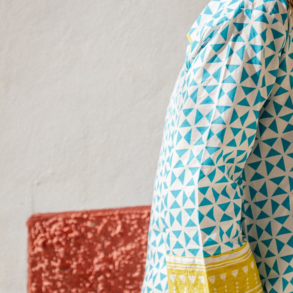 Raha Turquoise Kaftan Naree Clothing