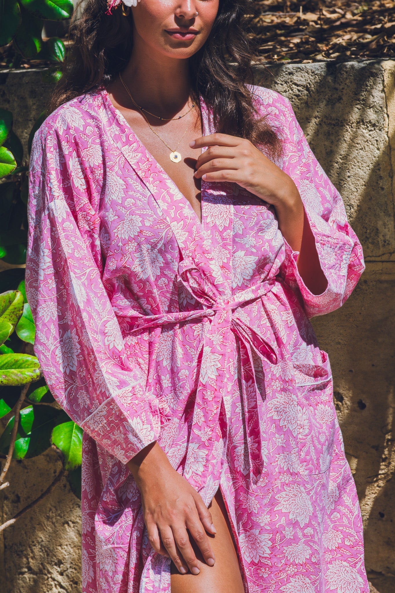 Amber Pure Cotton Robe Naree Clothing