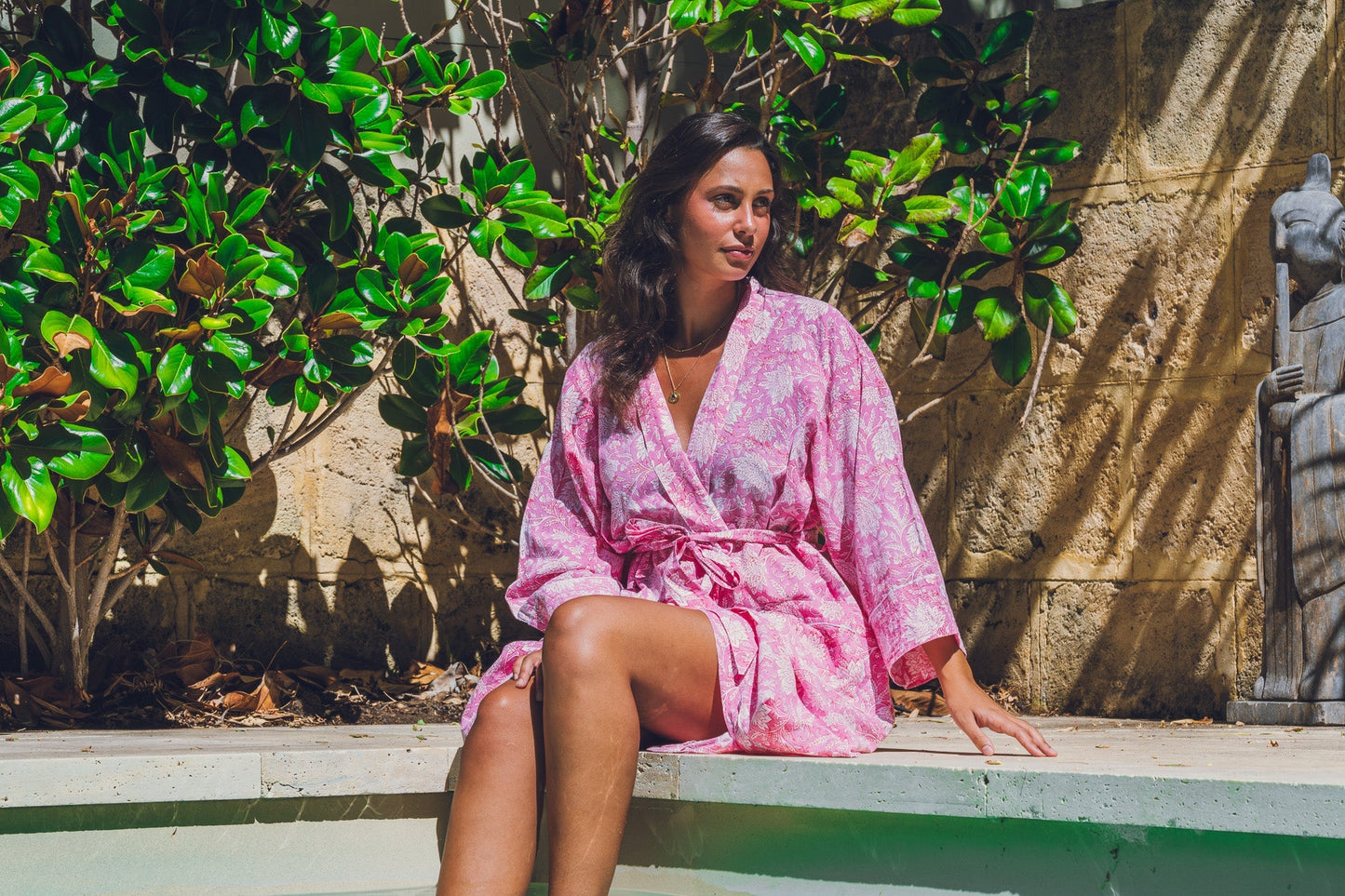 Amber Pure Cotton Robe Naree Clothing