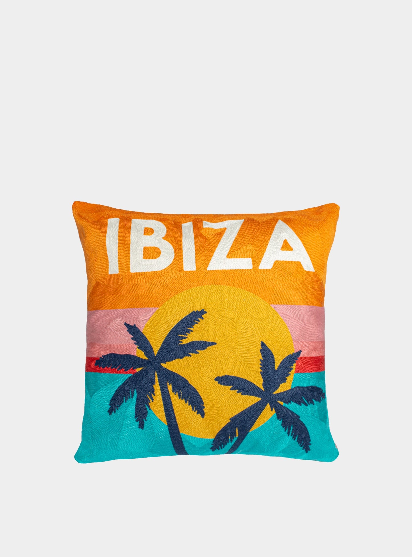 Ibiza Needlepoint Cushion The Pillow Drop