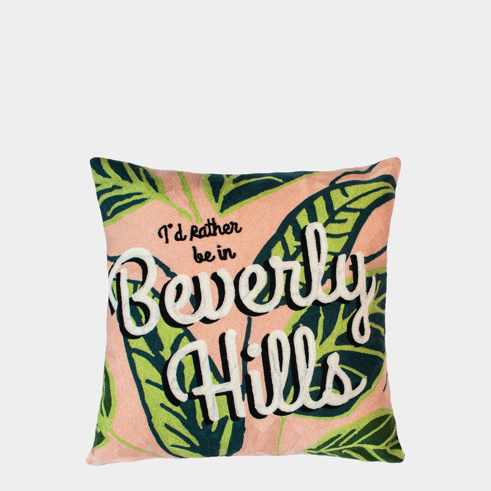 Beverly Hills Needlepoint Cushion The Pillow Drop