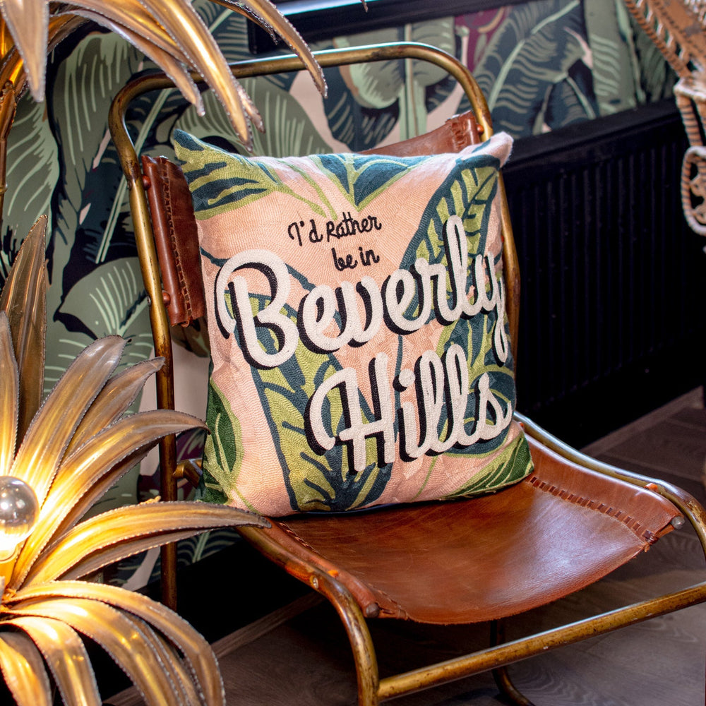Beverly Hills Needlepoint Cushion The Pillow Drop