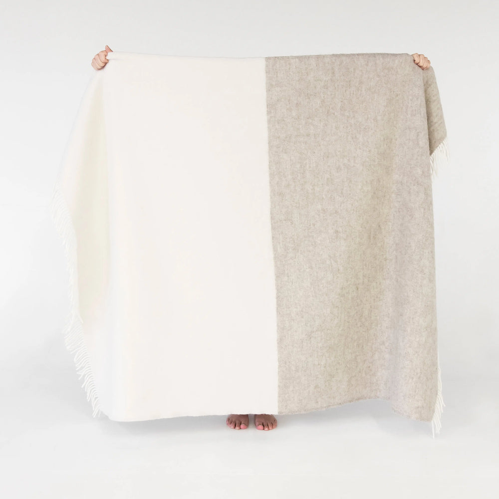 DUO Ecru Blanket Forestry Wool