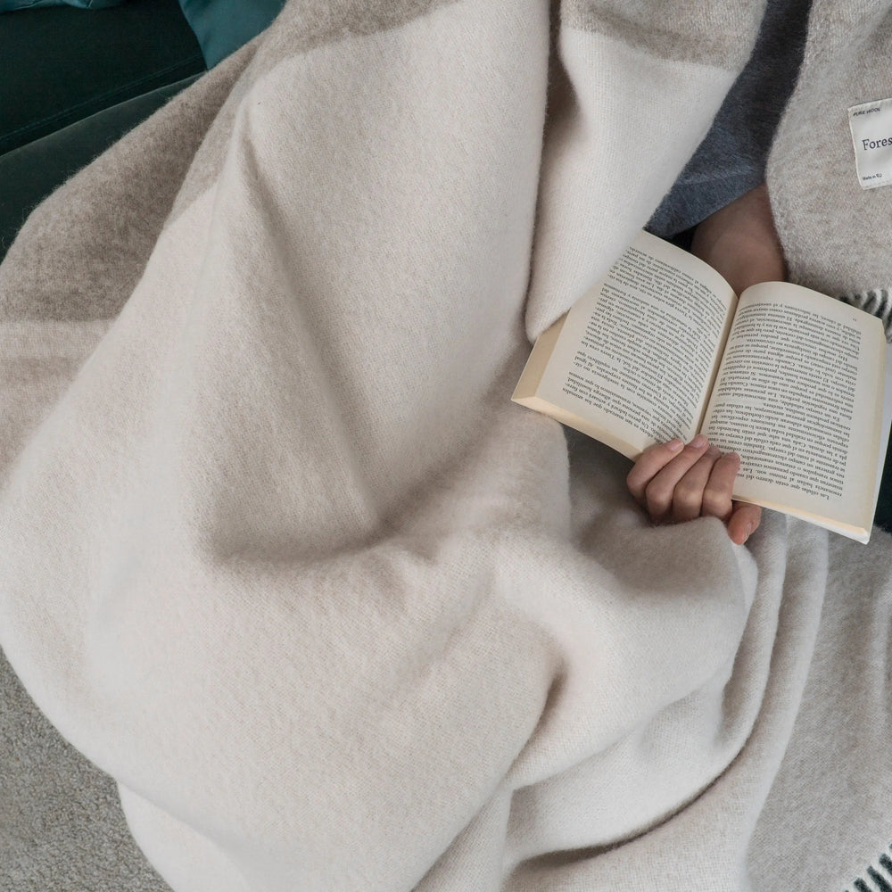 DUO Ecru Blanket Forestry Wool