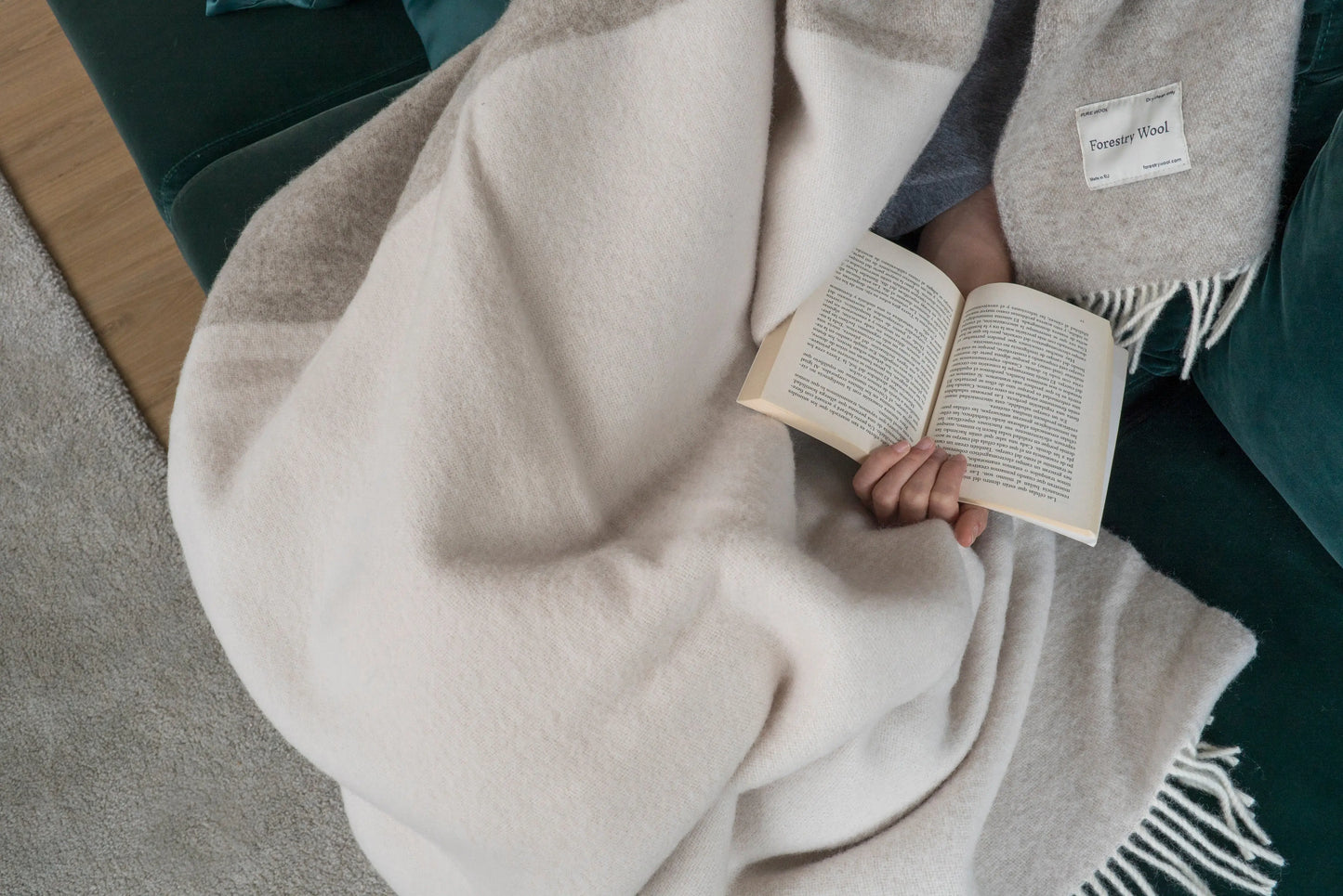 DUO Ecru Blanket Forestry Wool