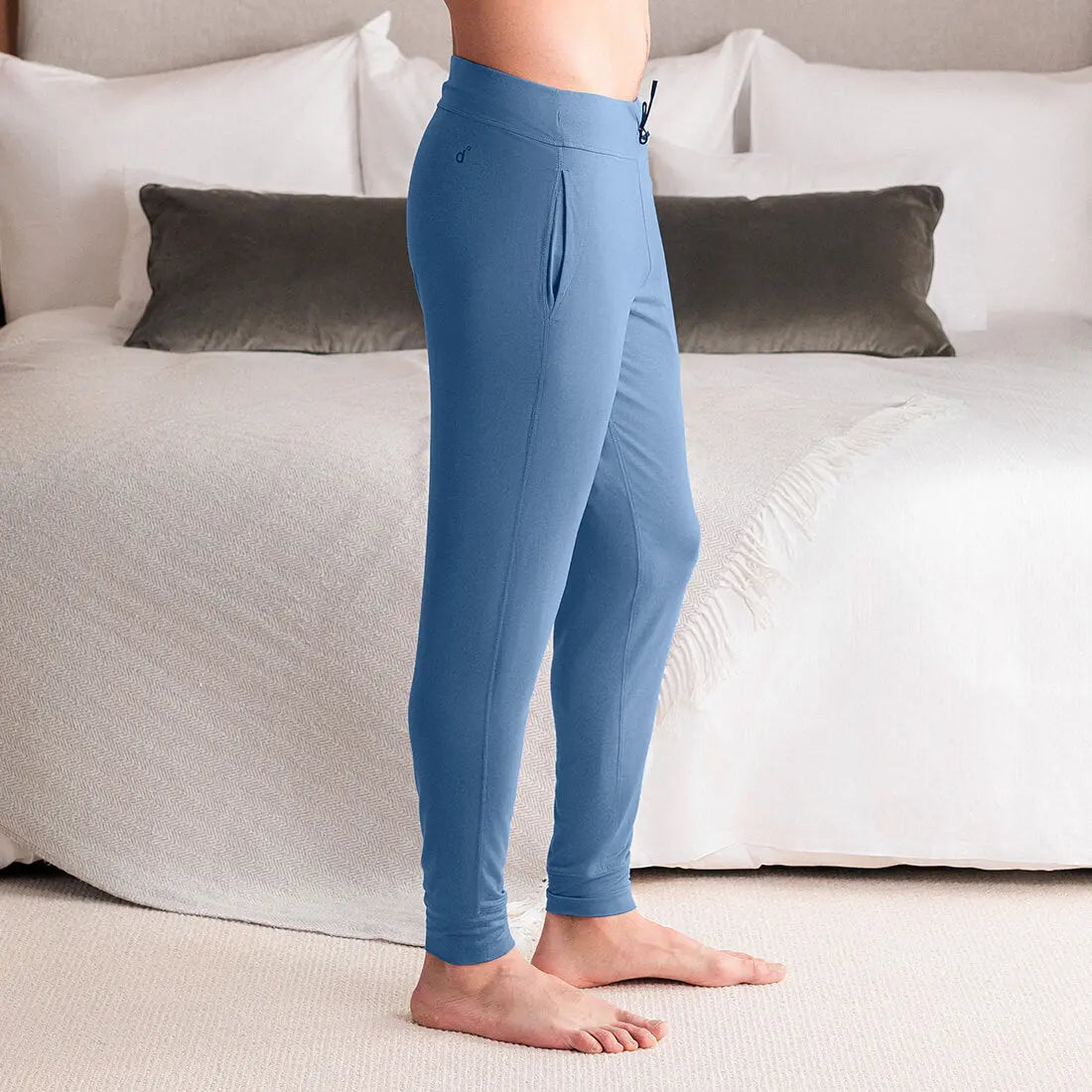 Dagsmejan Men's Balance Pajama Pants - Sky blue