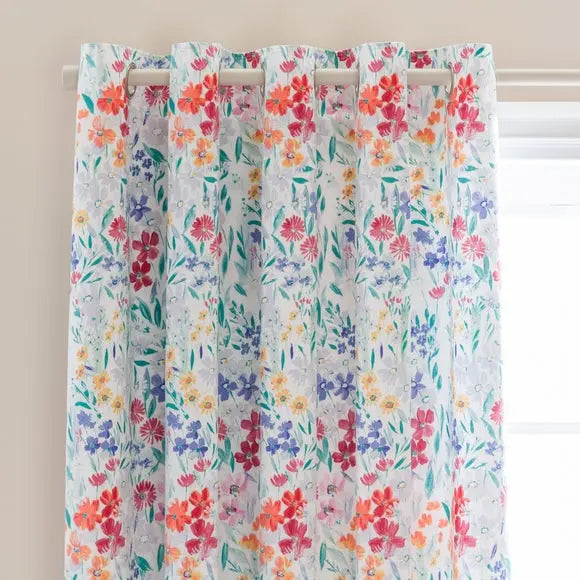 Daisy Meadow Blackout Eyelet Curtains Dunelm
