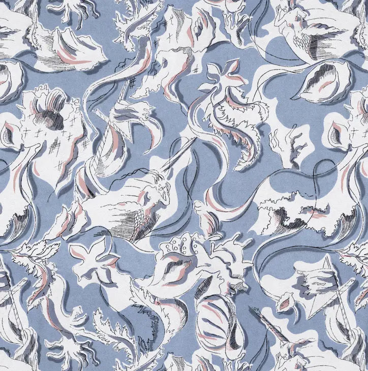 Dali's Mermaid - Blue Dreams - Wallpaper Print~Sisters