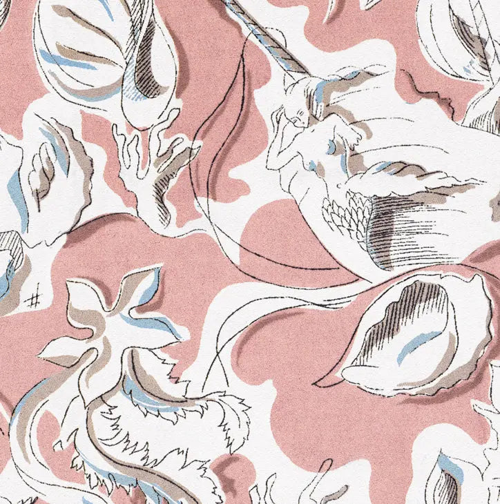 Dali's Mermaid - Blush - Wallpaper Print~Sisters