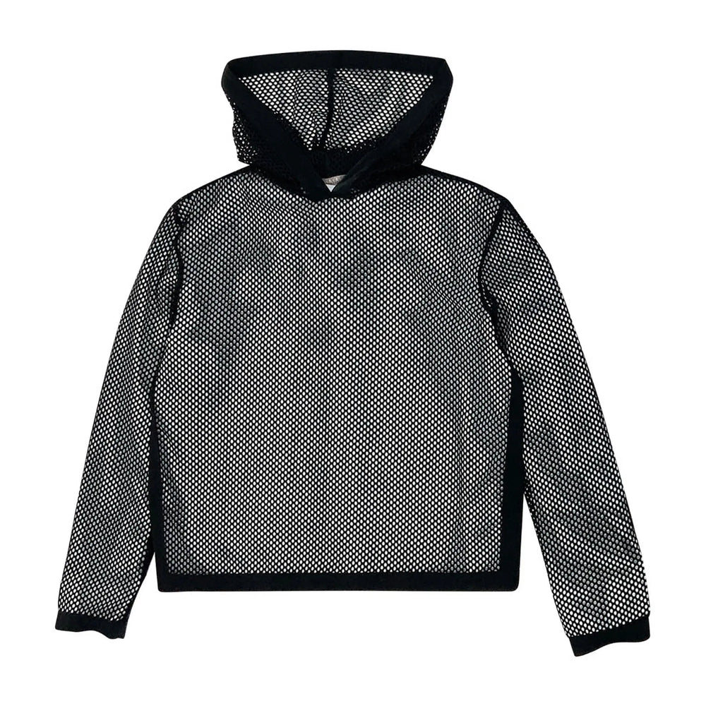 Daring Net Hoodie Black NOKAYA