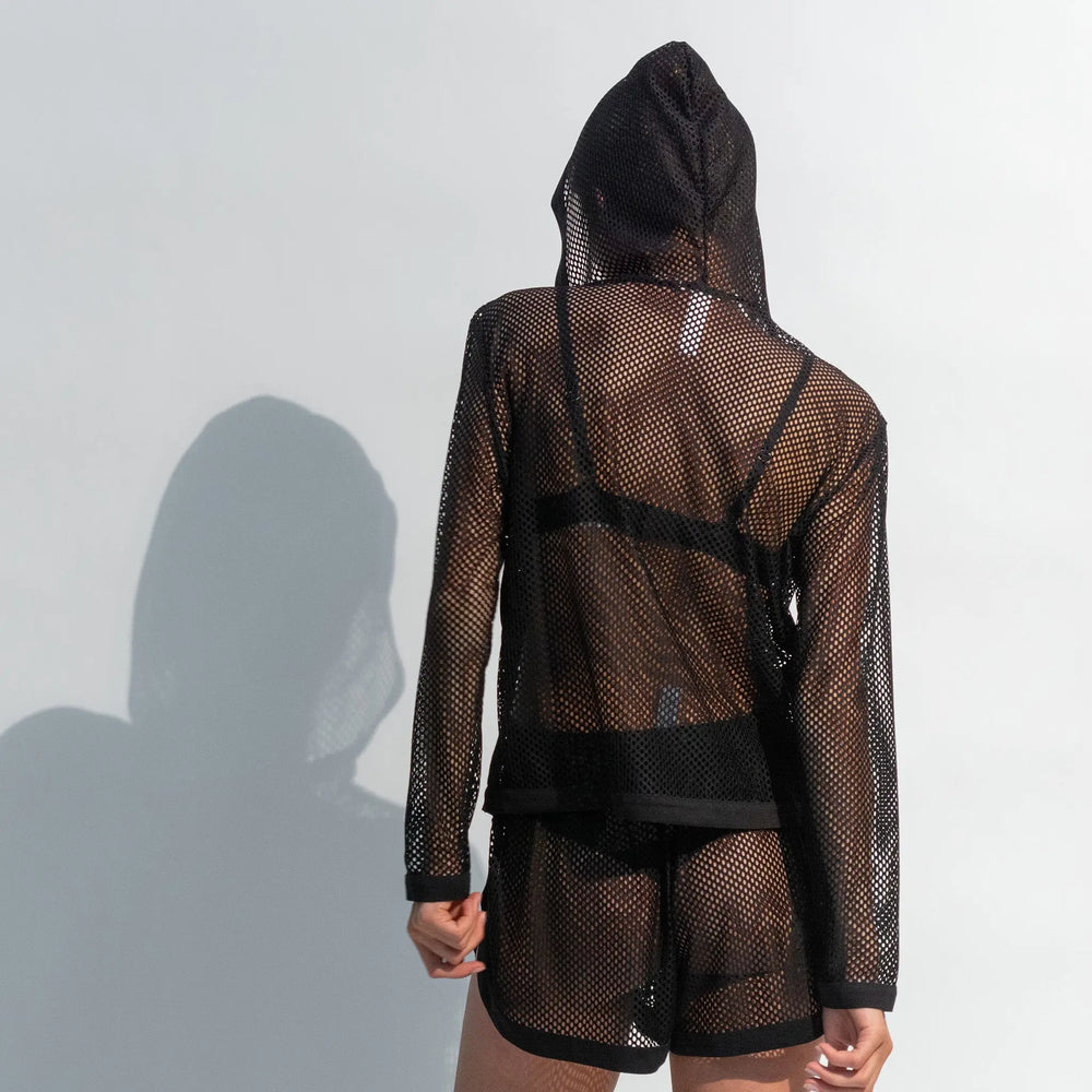 Daring Net Shorts Black NOKAYA
