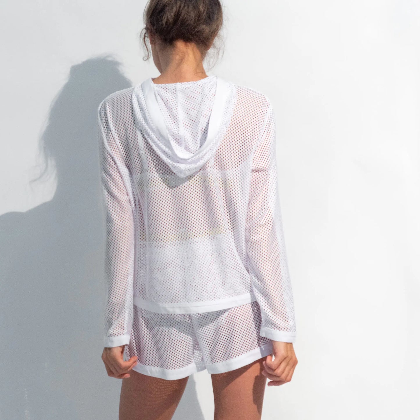 Daring Net Shorts White NOKAYA