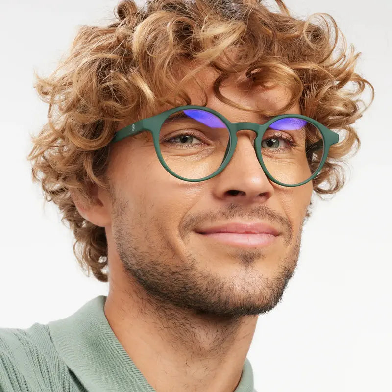 Dark Green Le Marais Glossy Glasses Barner