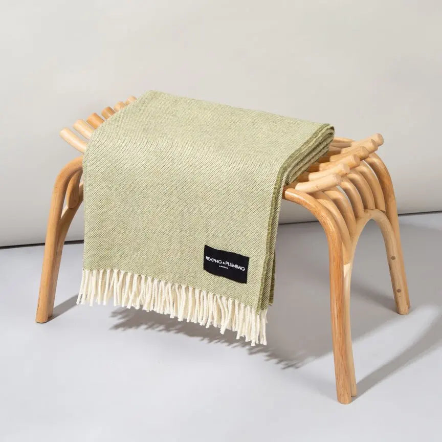 Daydreams - Merino Lambswool Throw - Sage Heating & Plumbing London
